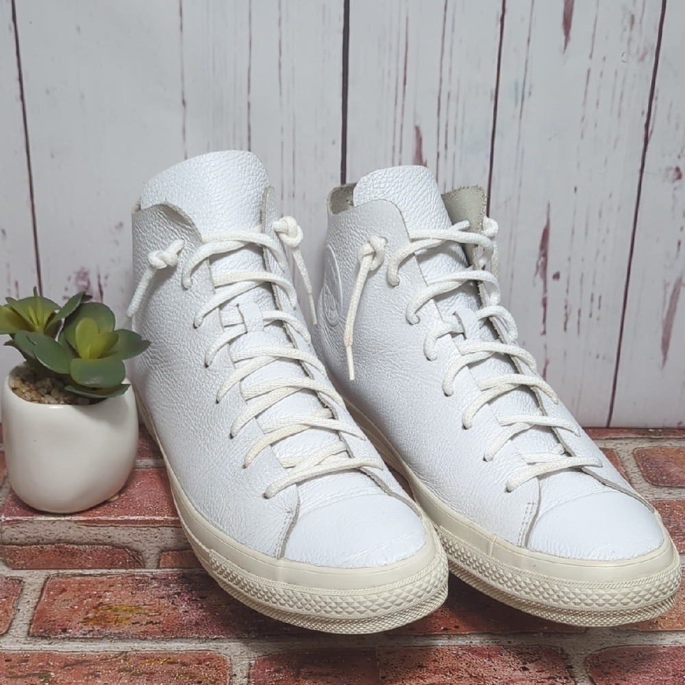 Converse Chuck Taylor All Star Prime High Top‎ Leather Minimalist Unisex Mens 12